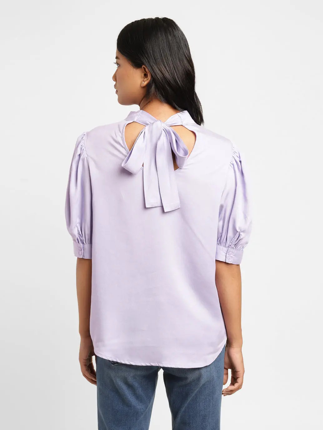 Women's Solid High Neck Top 3