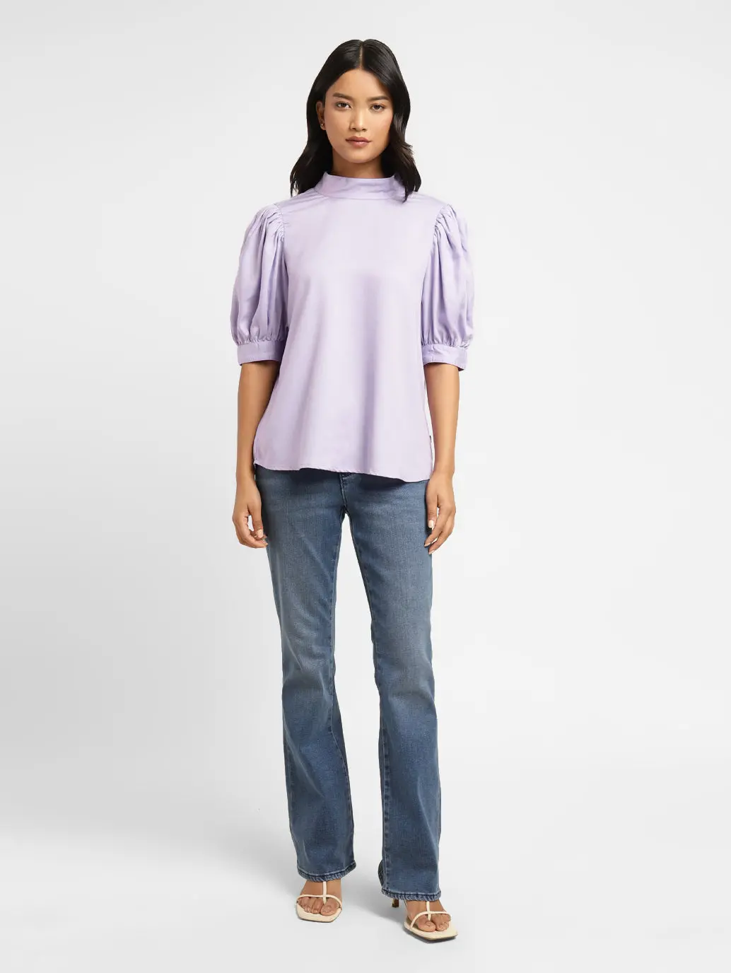 Women's Solid High Neck Top 5