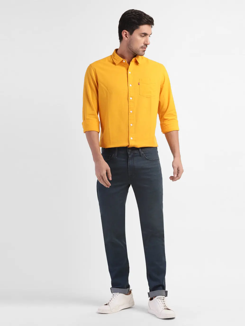 Men's 511 Blue Slim Fit Mid Rise Jeans 1