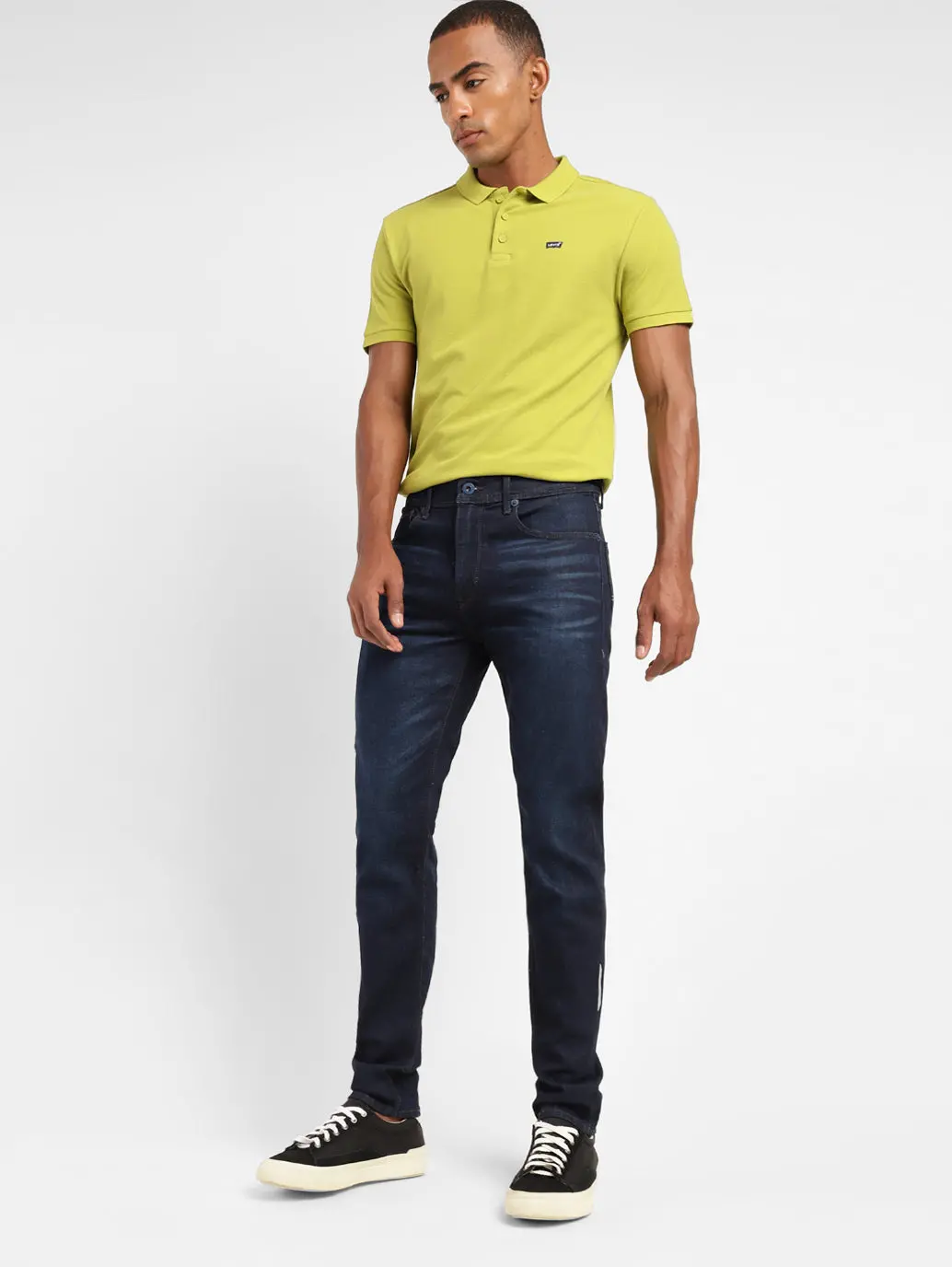 Men's 512 Blue Slim Tapered Fit Mid Rise Jeans 1
