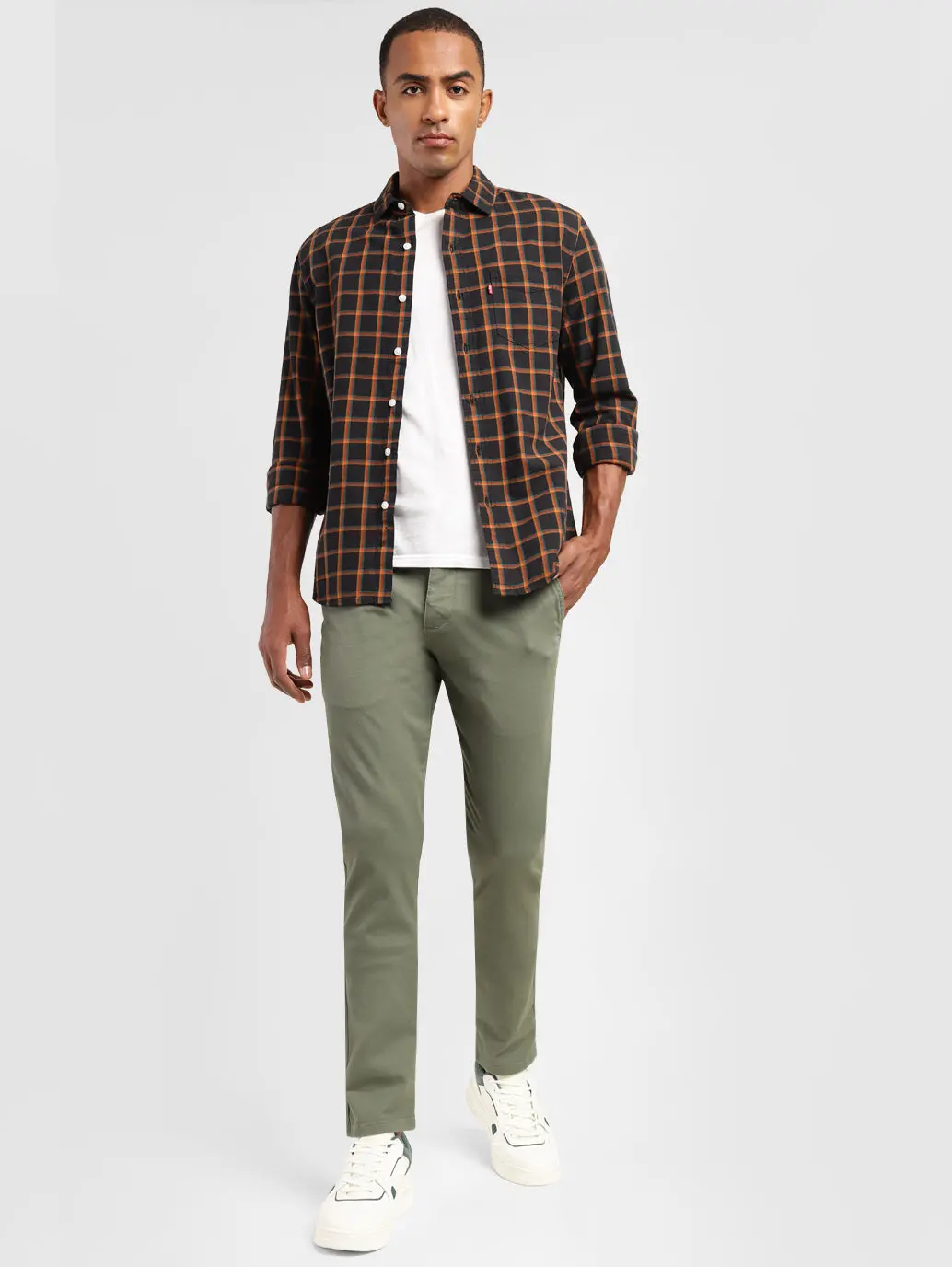 Men's Slim Tapered Fit Trousers 1