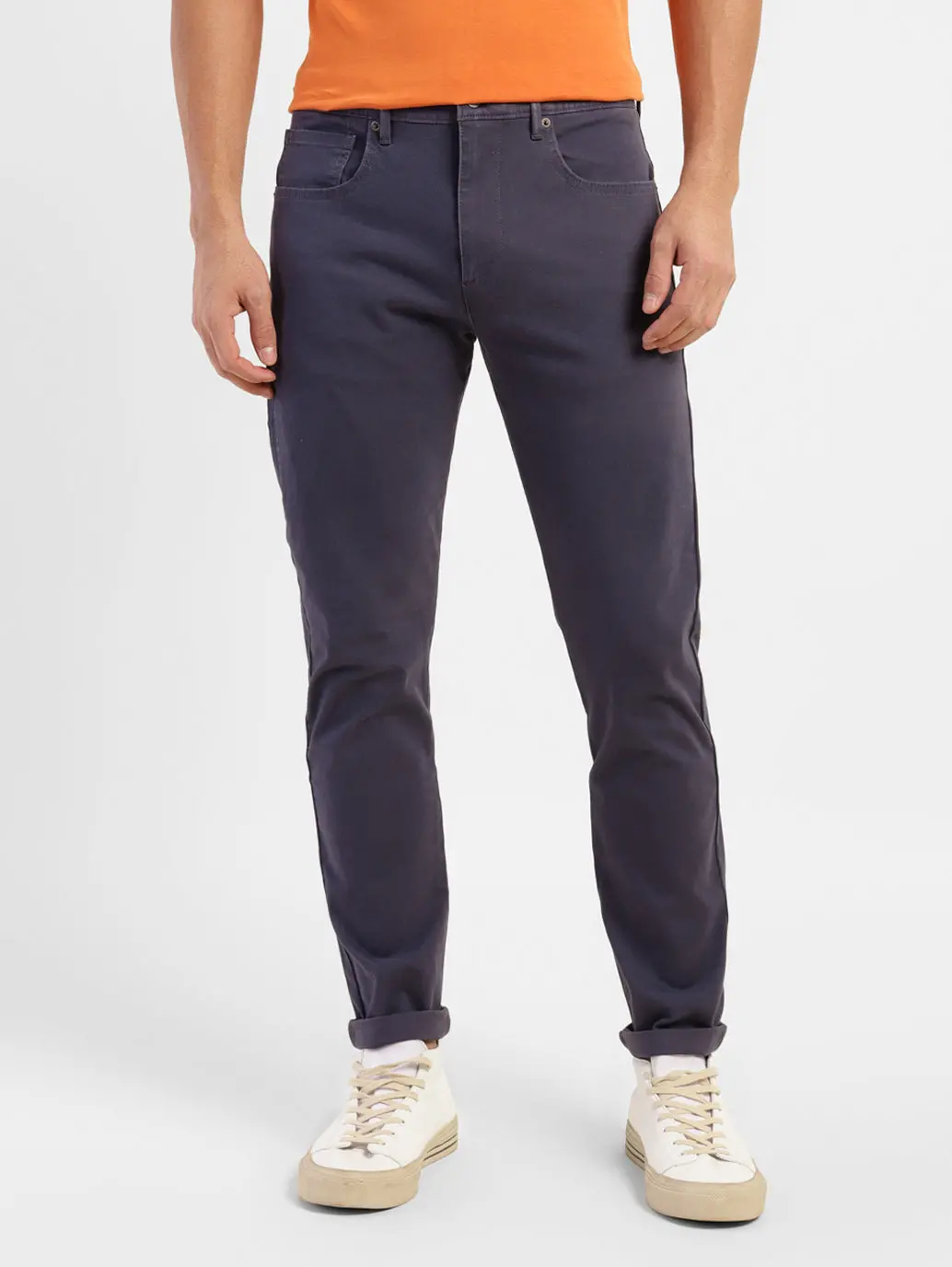 Men's Slim Tapered Fit Trousers 1