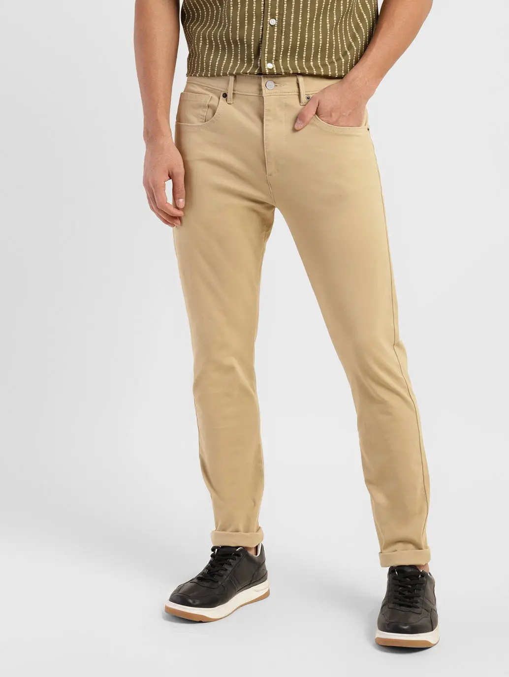 Men's Slim Tapered Fit Trousers 1
