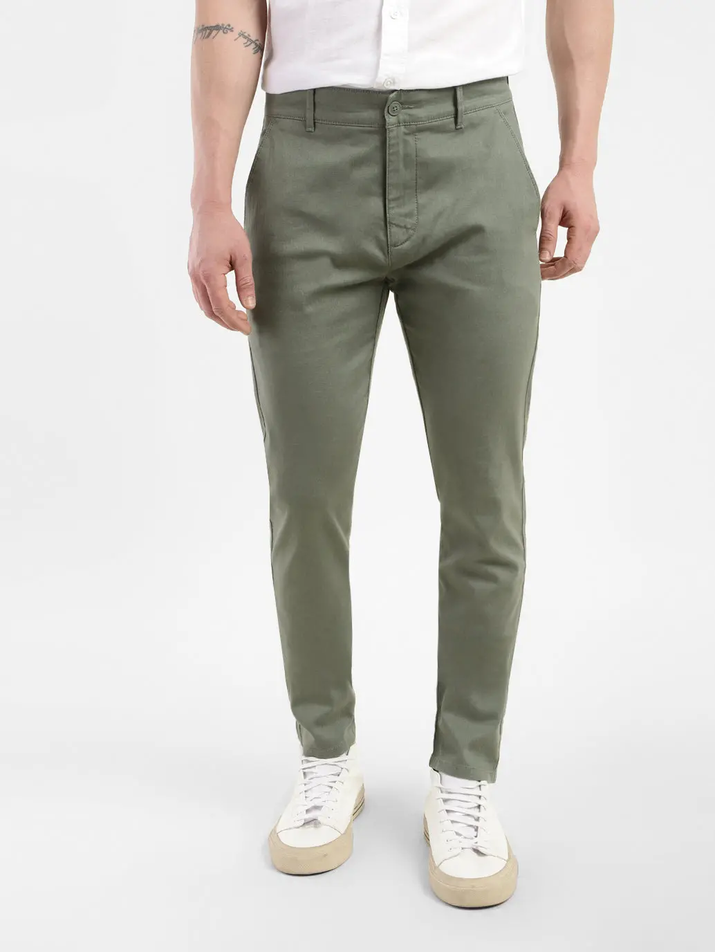 Men's Slim Tapered Fit Trousers 1