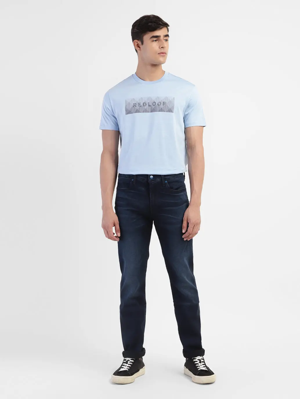 Men's Redloop 511 Blue Slim Fit Mid Rise Jeans 6