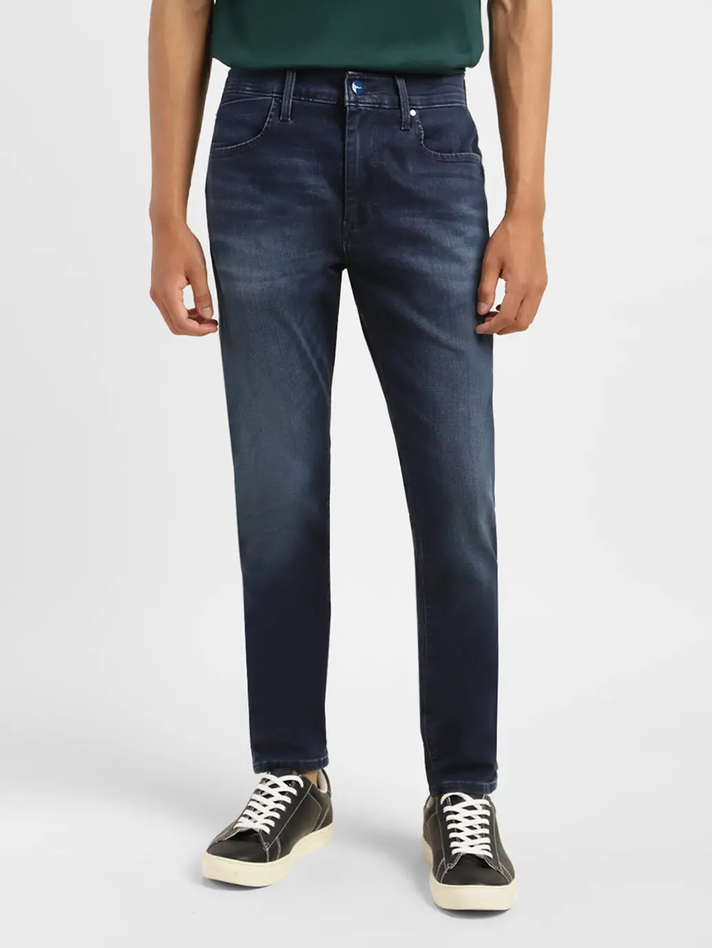 Men's Redloop 512 Blue Slim Tapered Fit Mid Rise Jeans 1