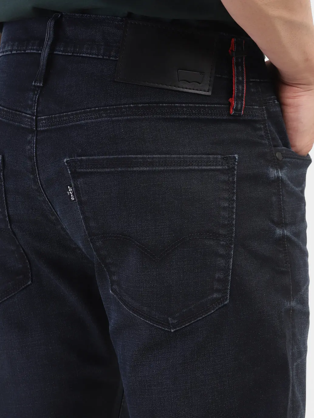 Men's Redloop 512 Blue Slim Tapered Fit Mid Rise Jeans 8