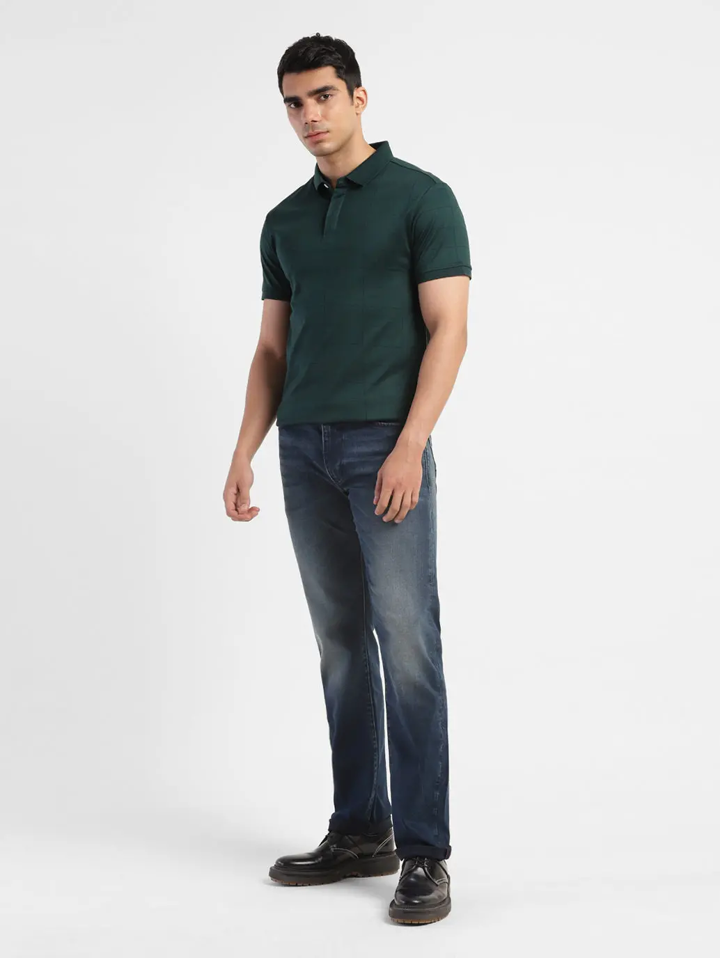 Men's Redloop 65504 Blue Skinny Fit Mid Rise Jeans 1