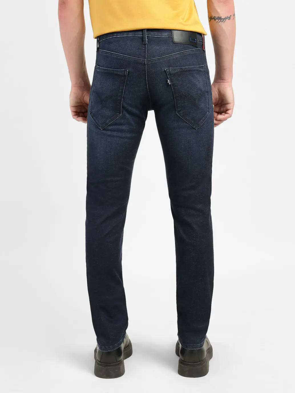 Men's Redloop 65504 Blue Skinny Fit Mid Rise Jeans 3