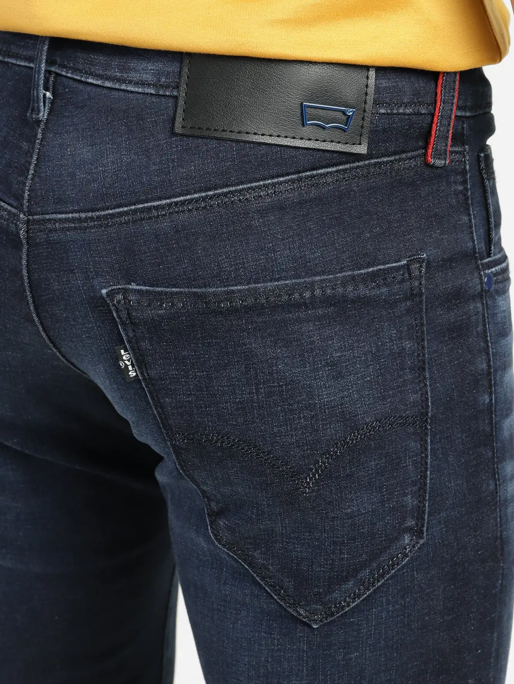 Men's Redloop 65504 Blue Skinny Fit Mid Rise Jeans 6