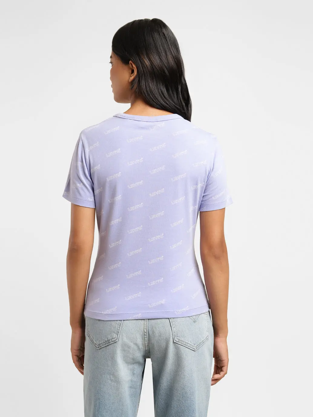 Women's Brand Logo Slim Fit T-Shirt 3
