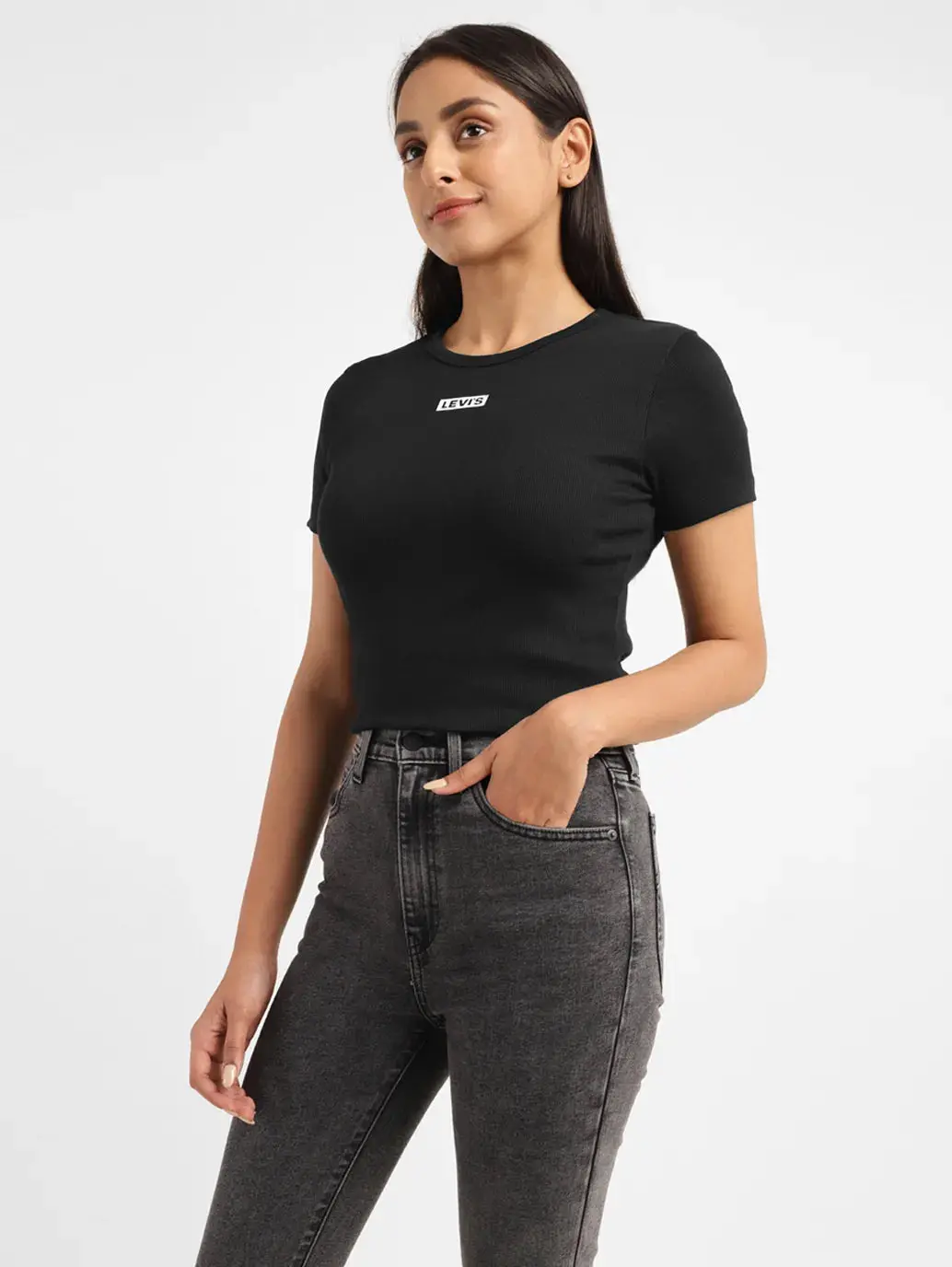 Women's Brand Logo Regular Fit T-Shirt 1