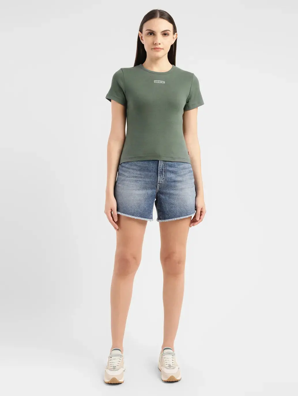 Women's Brand Logo Regular Fit T-Shirt 1