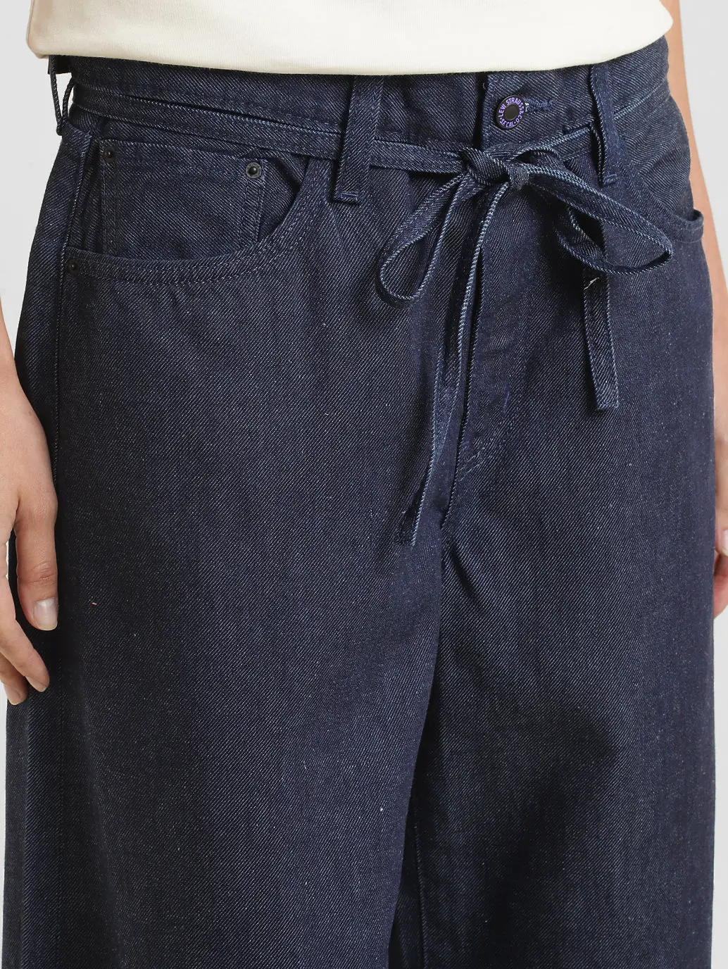 Women's Navy Blue Xl Balloon Loose Fit High Rise Jeans 6