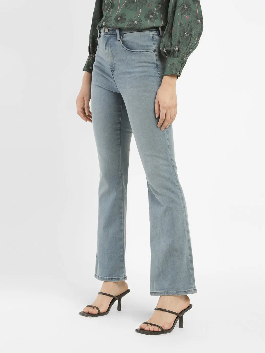 Women's Redloop 725 Blue Bootcut Fit High Rise Jeans 3