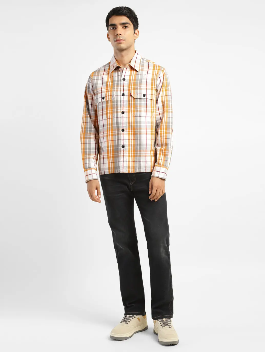Men's Chekered Regular Fit Shirts 1