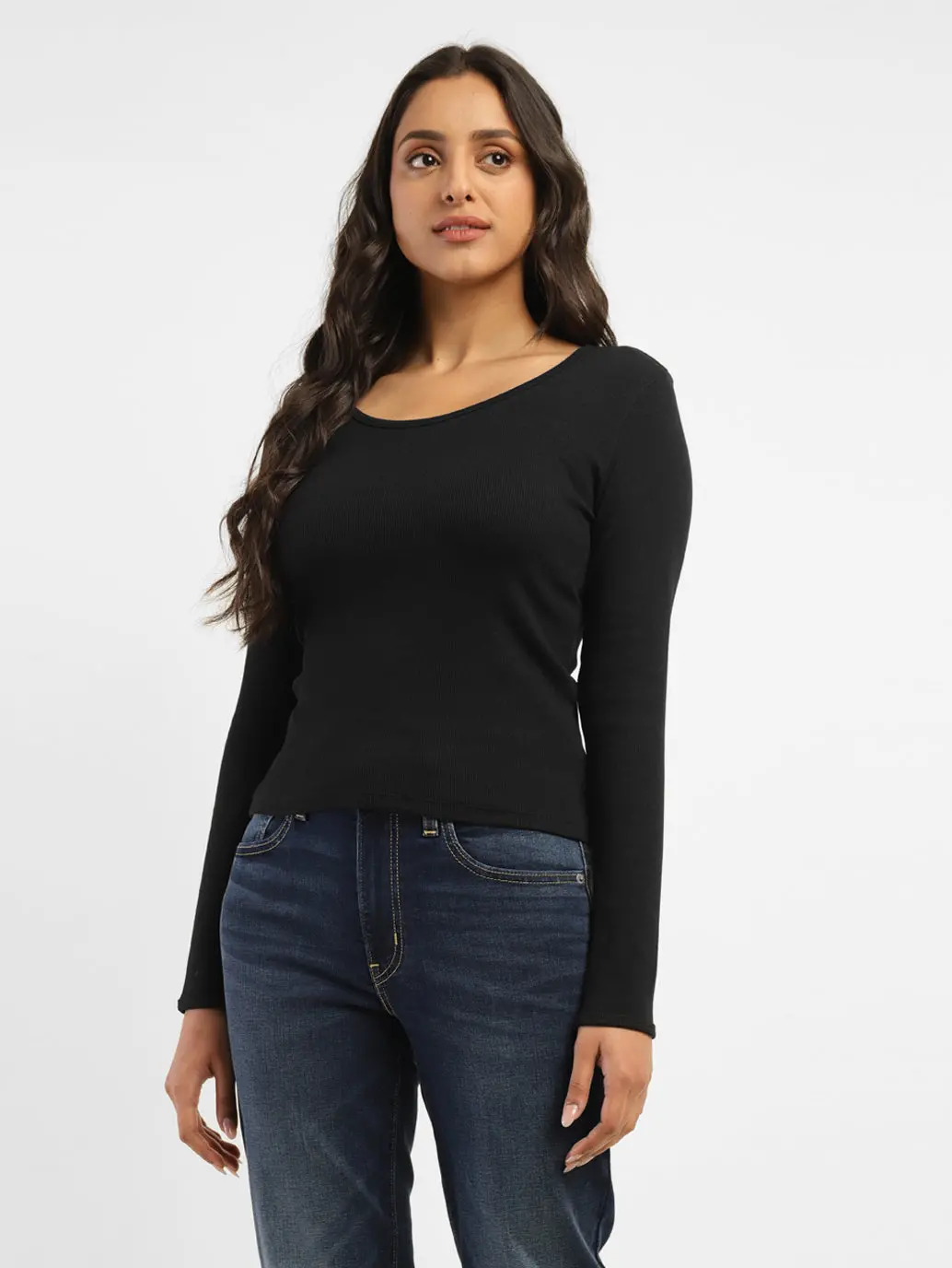 Women's Solid Relaxed Fit T-Shirt 1