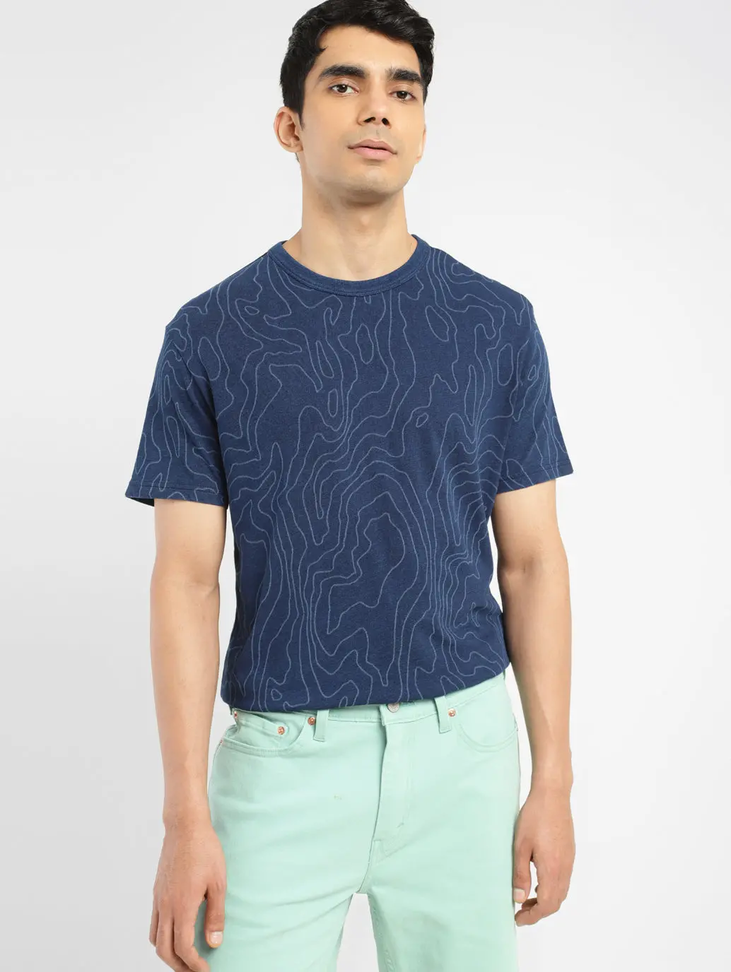 Men's All Over Print Crew Neck T-Shirt 1