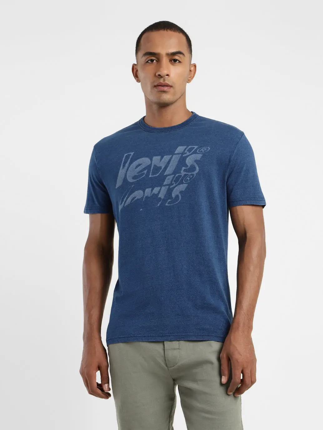 Men's Brand Logo Slim Fit T-Shirt 1