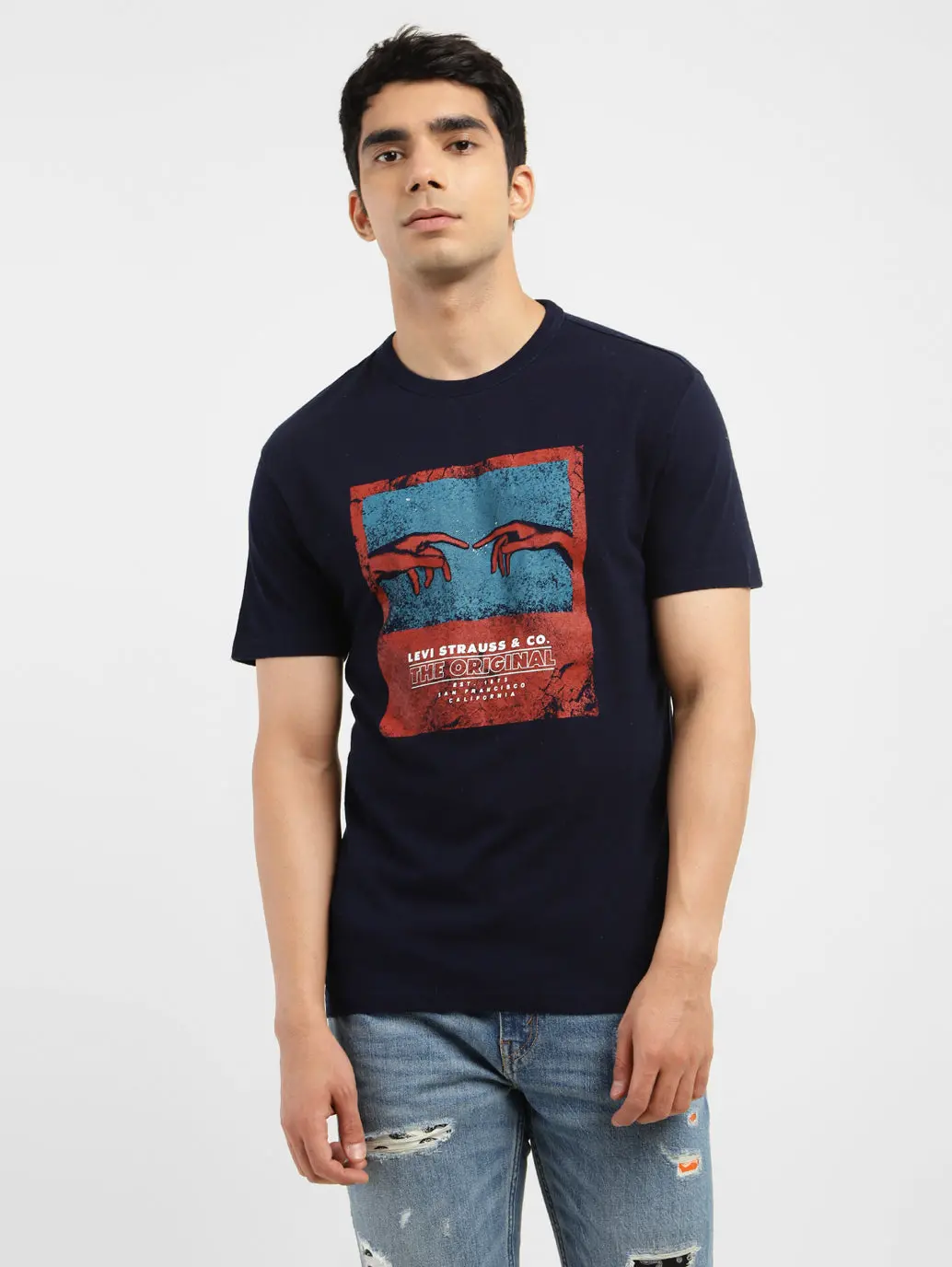 Men's Graphic Print Slim Fit T-Shirt 1