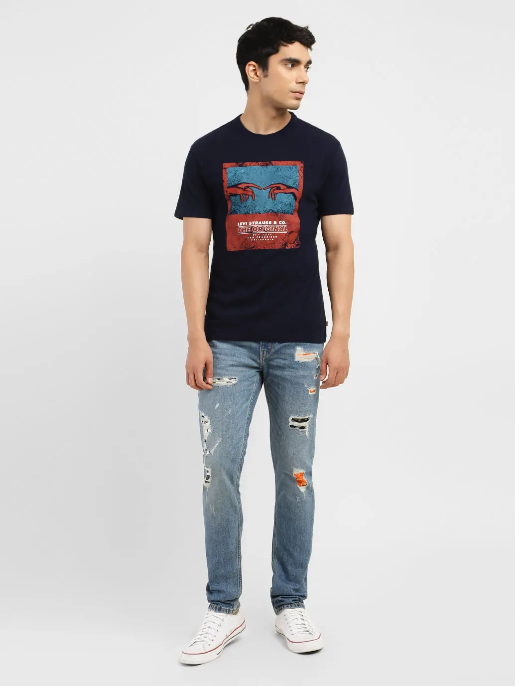 Men's Graphic Print Slim Fit T-Shirt 6