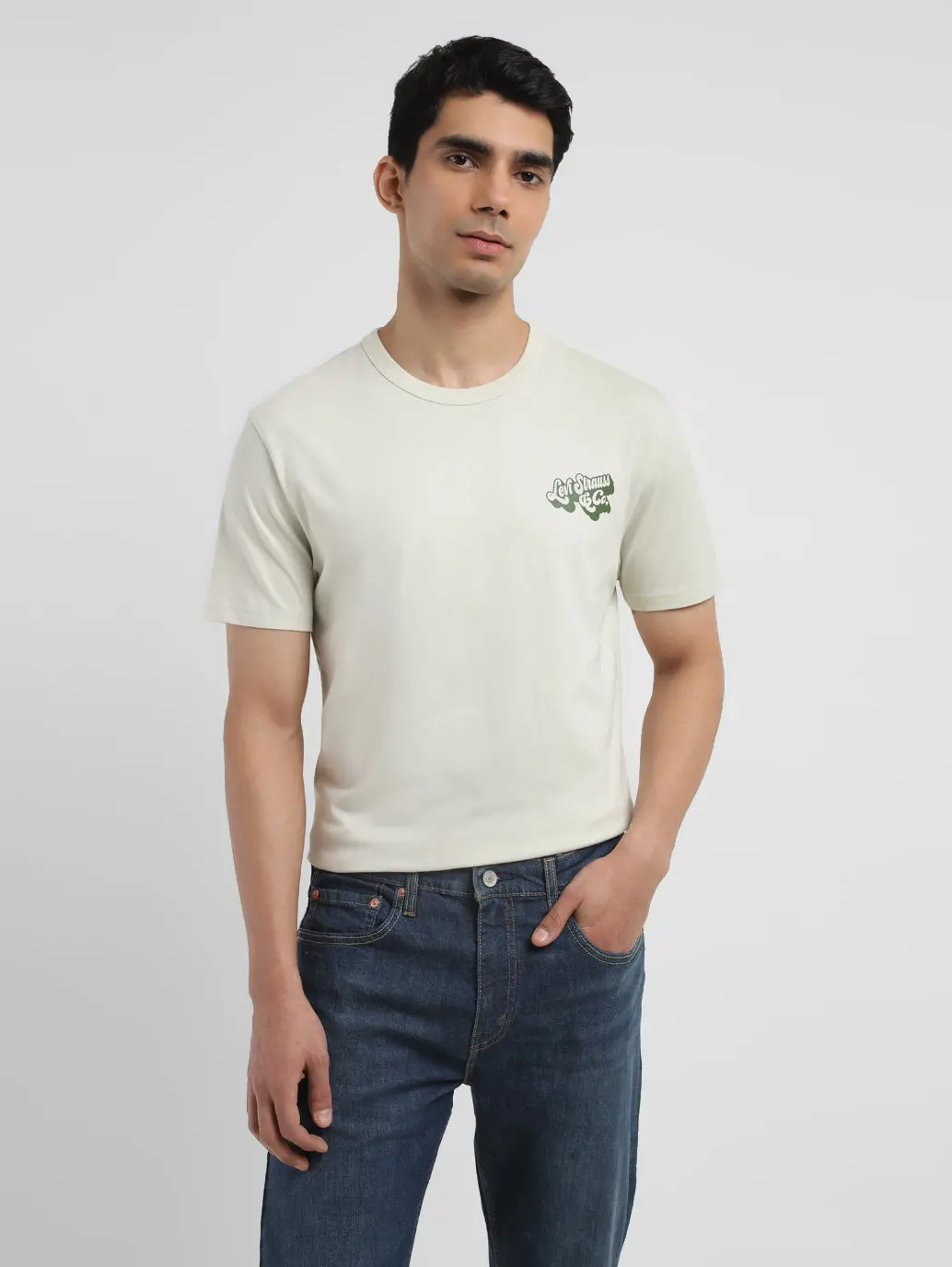 Men's Graphic Print Crew Neck T-Shirt 1