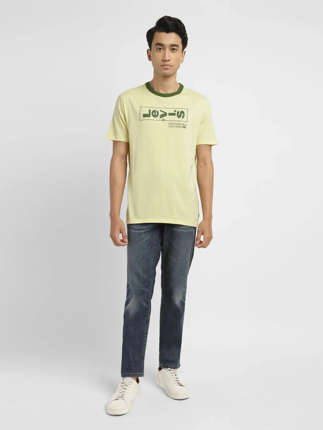 Men's Brand Logo Slim Fit T-Shirt 1