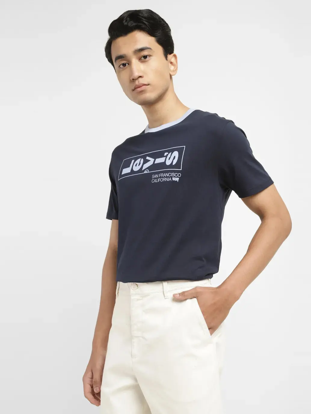 Men's Brand Logo Slim Fit T-Shirt 1