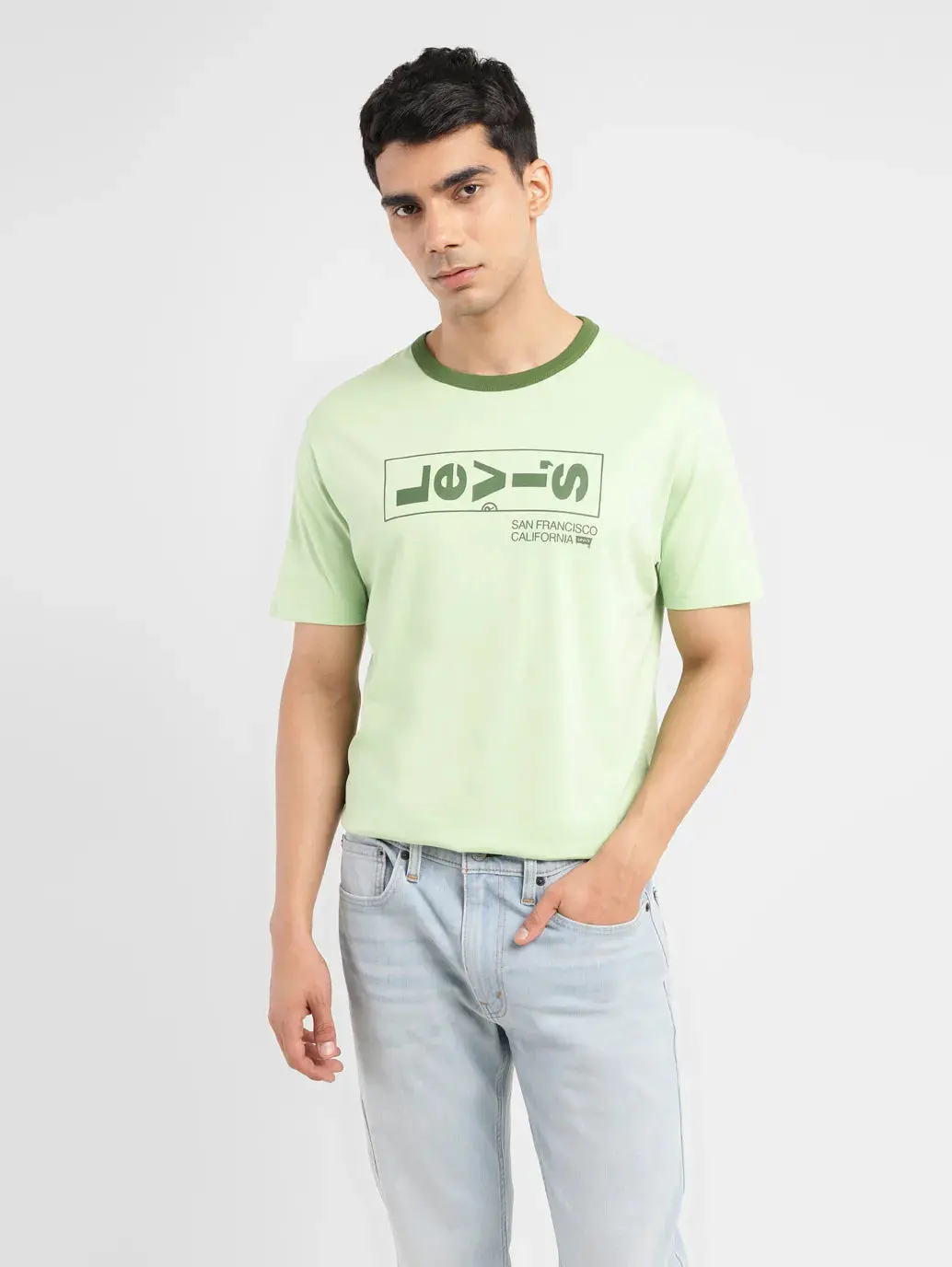 Men's Brand Logo Slim Fit T-Shirt 1