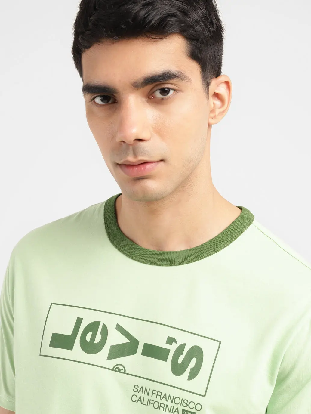Men's Brand Logo Slim Fit T-Shirt 4