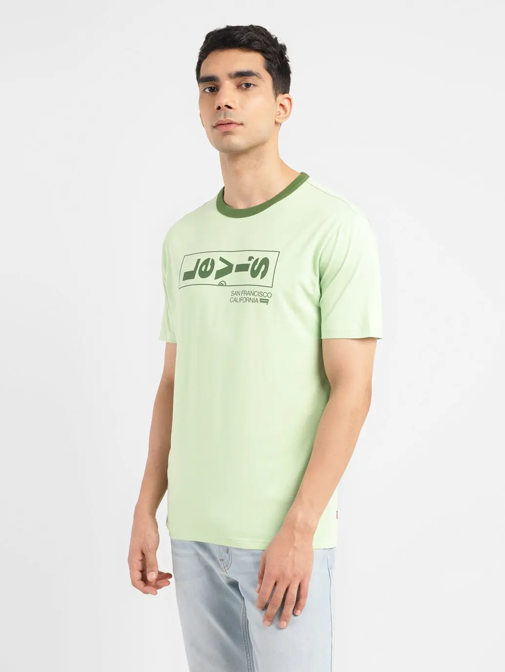 Men's Brand Logo Slim Fit T-Shirt 5