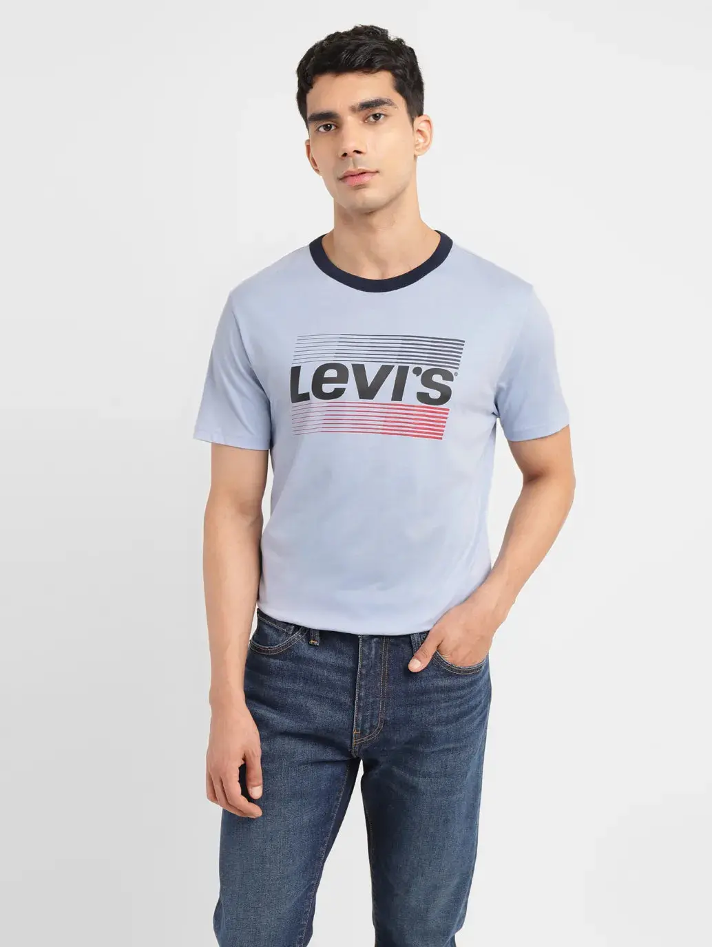 Men's Brand Logo Slim Fit T-Shirt 1