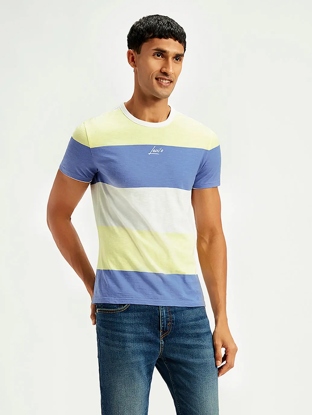 Men's Colorblock Regular Fit T-Shirt 1