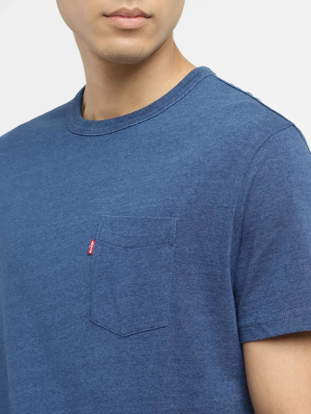 Men's Solid Slim Fit T-Shirt 5