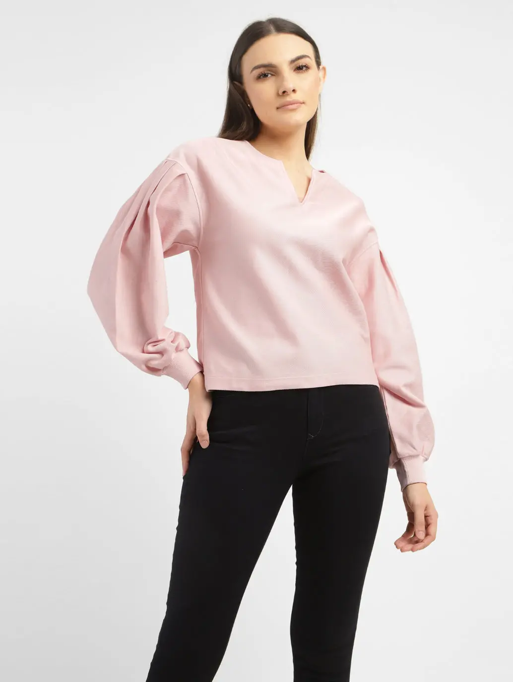 Women's Solid Regular Fit Top 1