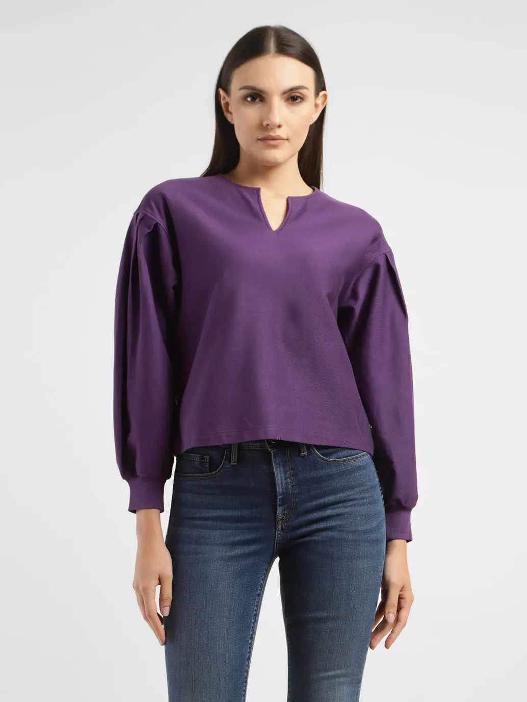 Women's Solid Regular Fit Top 1