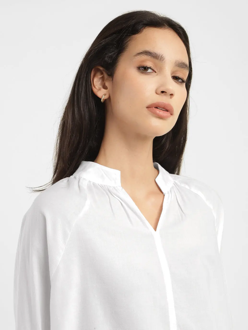 Women's Solid Band Neck Top 5