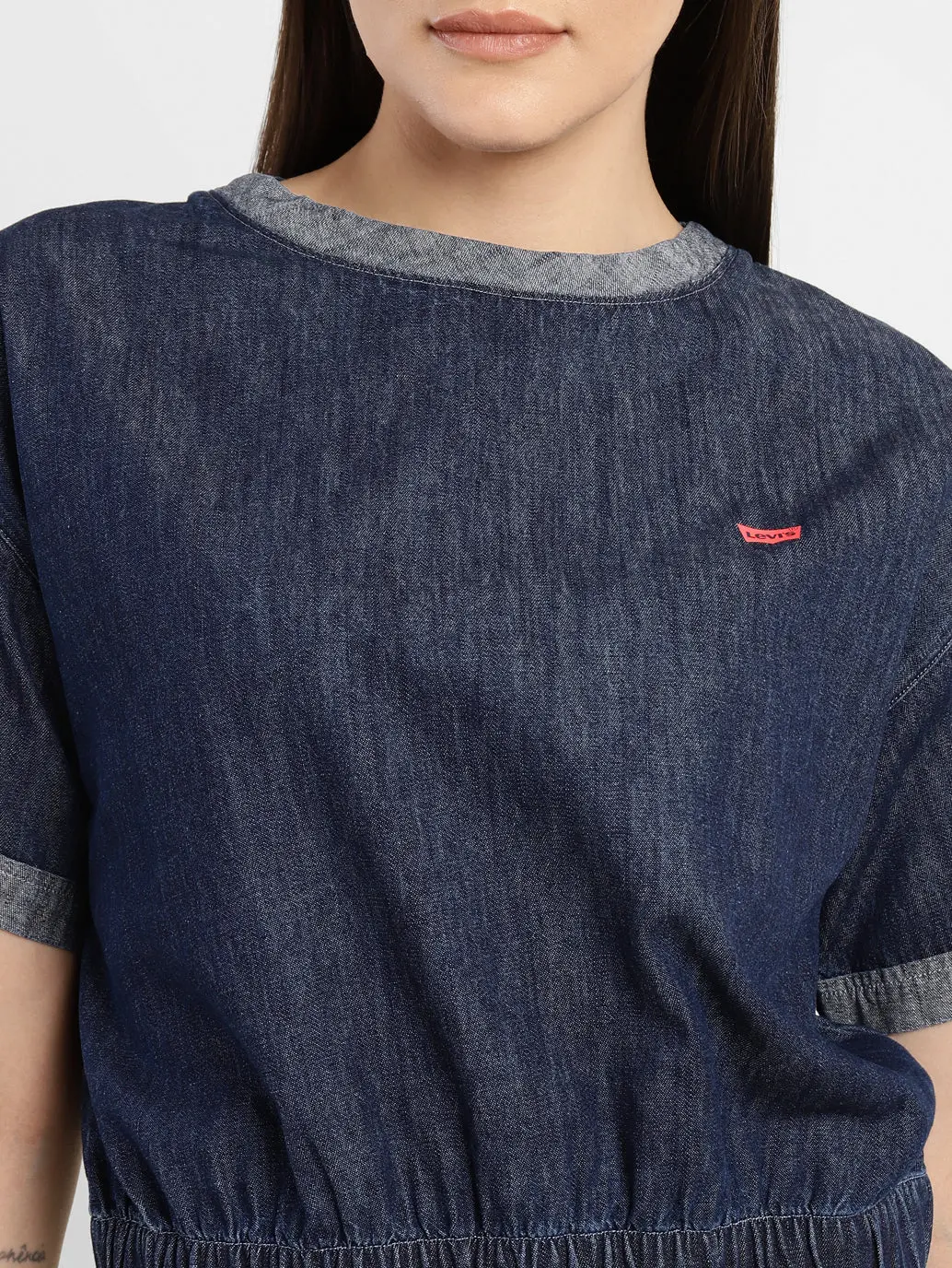 Women's Solid Round Neck Top 5