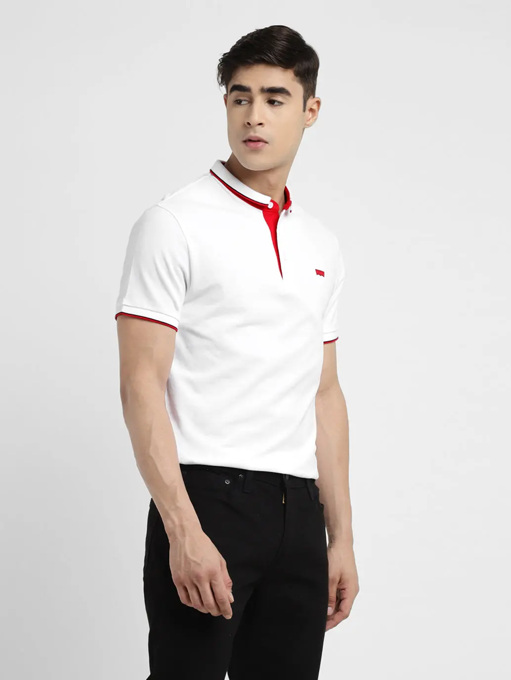 Men's Solid Polo T-Shirt 1
