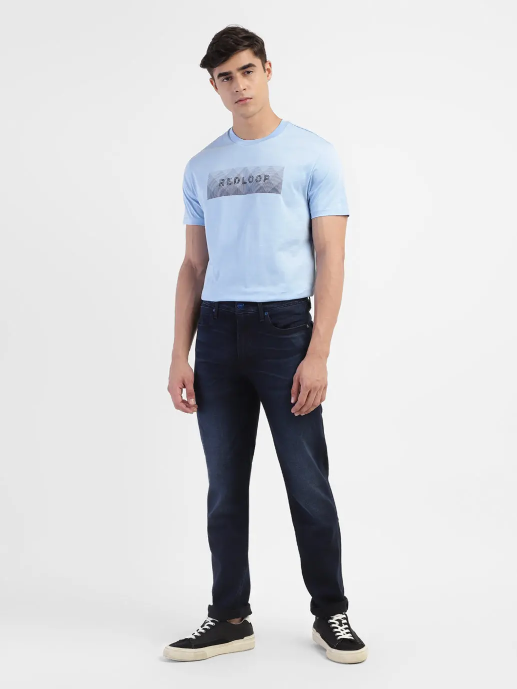 Men Slim Fit Graphics Print T-Shirt 1