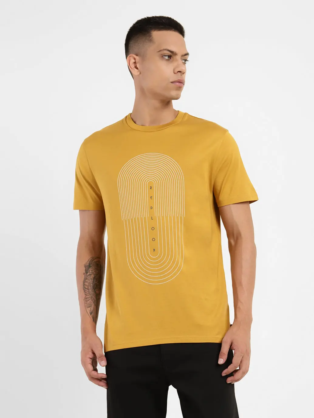 Men's Graphic Print Crew Neck T-Shirt 1