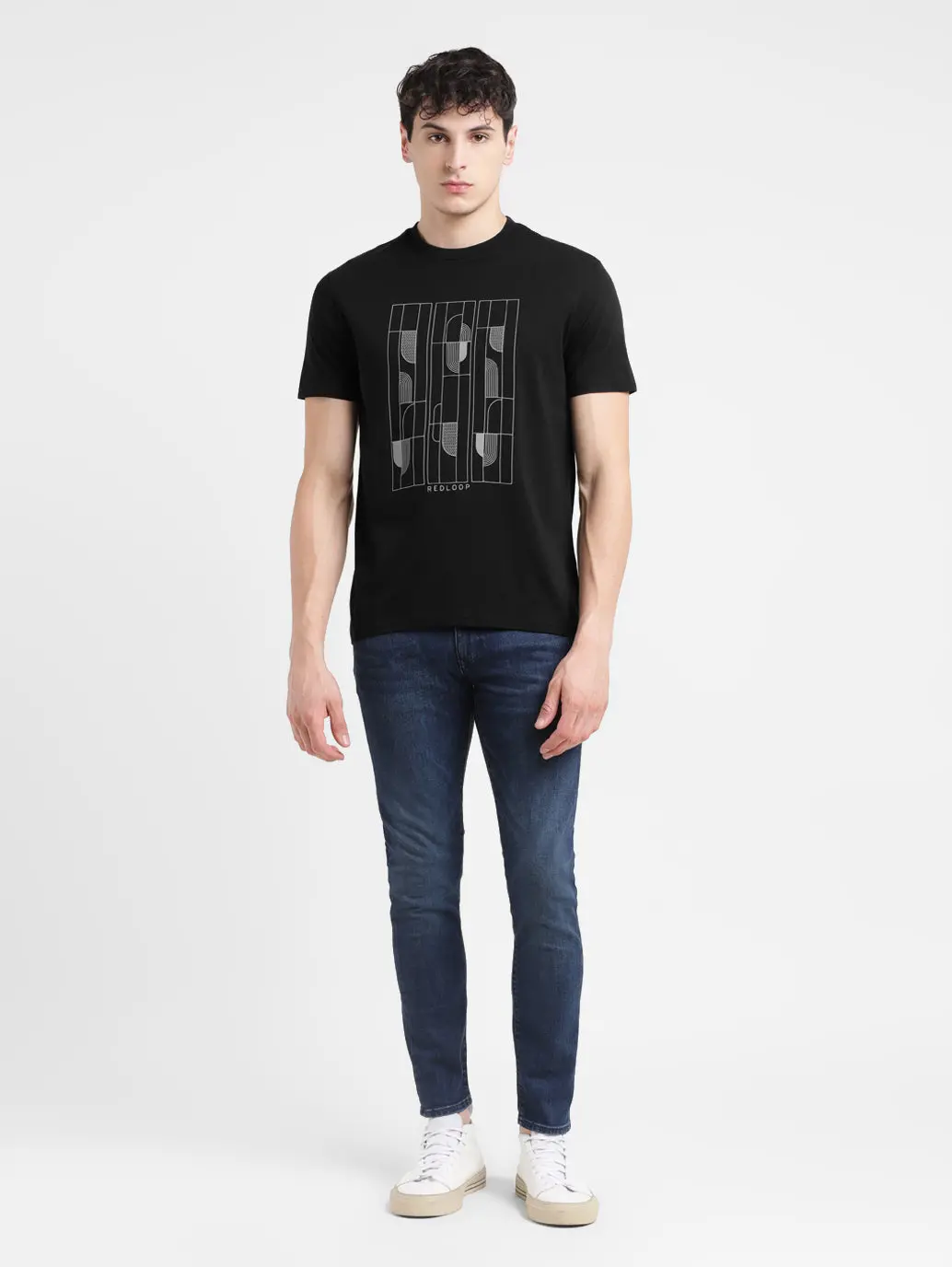 Men's Graphic Round Neck T-Shirt 1
