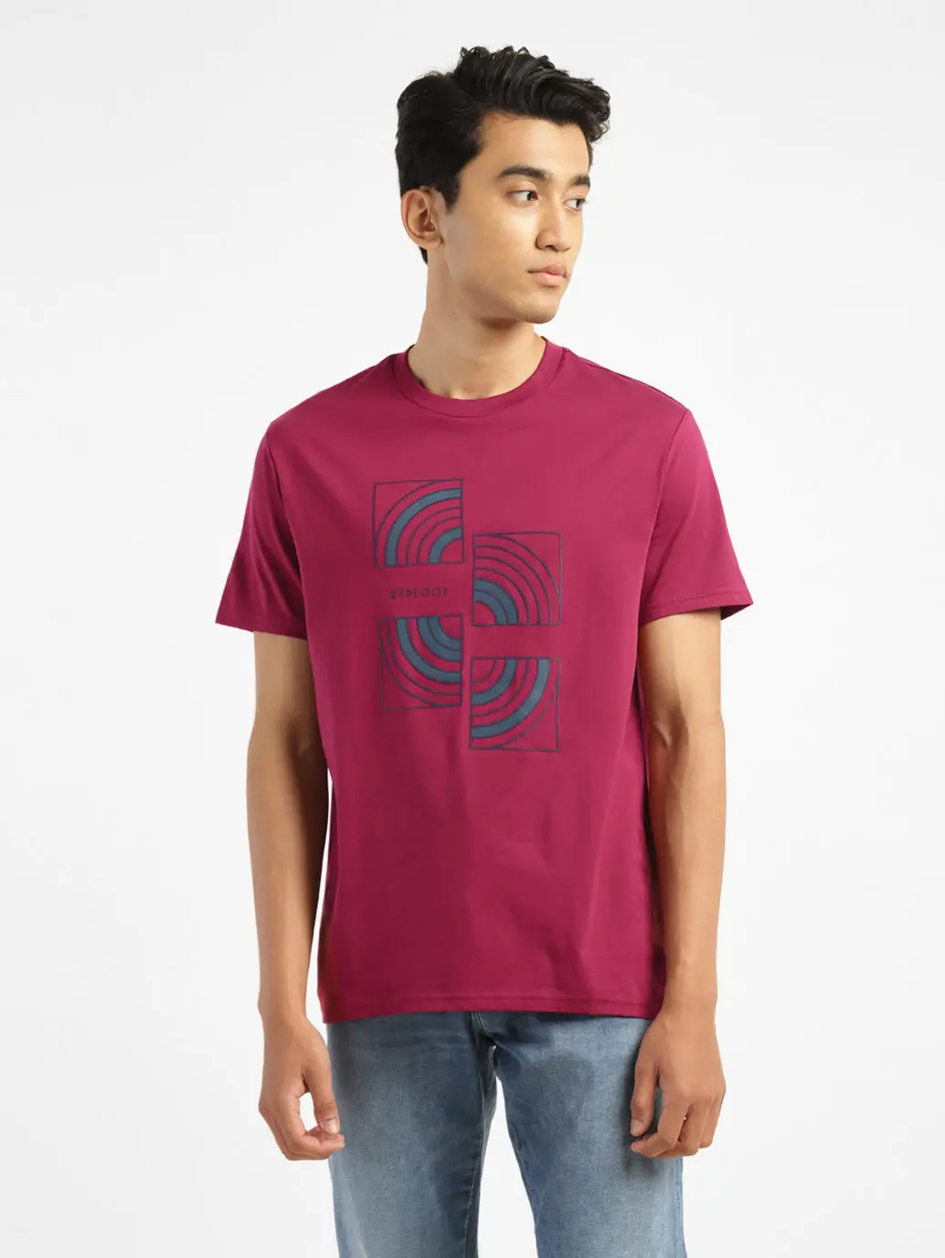 Men's Graphic Print Round Neck T-Shirt 1