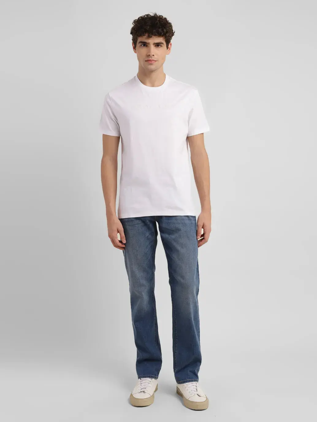 Men's Redloop Typographic Print Slim Fit T-Shirt 1