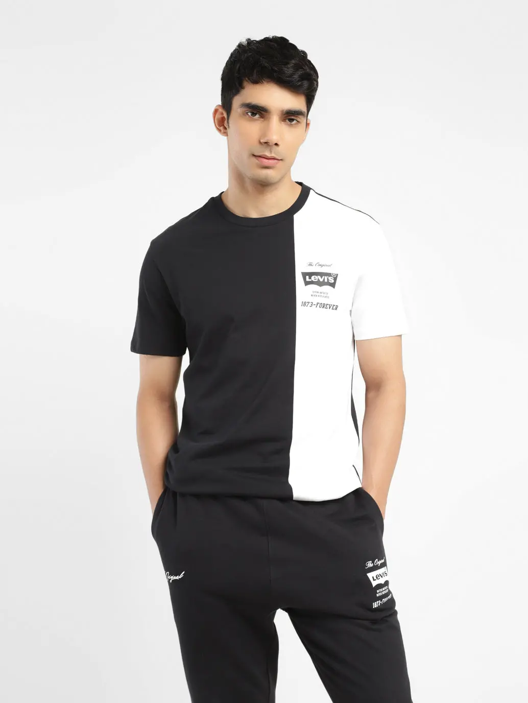 Men's Colorblock Crew Neck T-Shirt 1