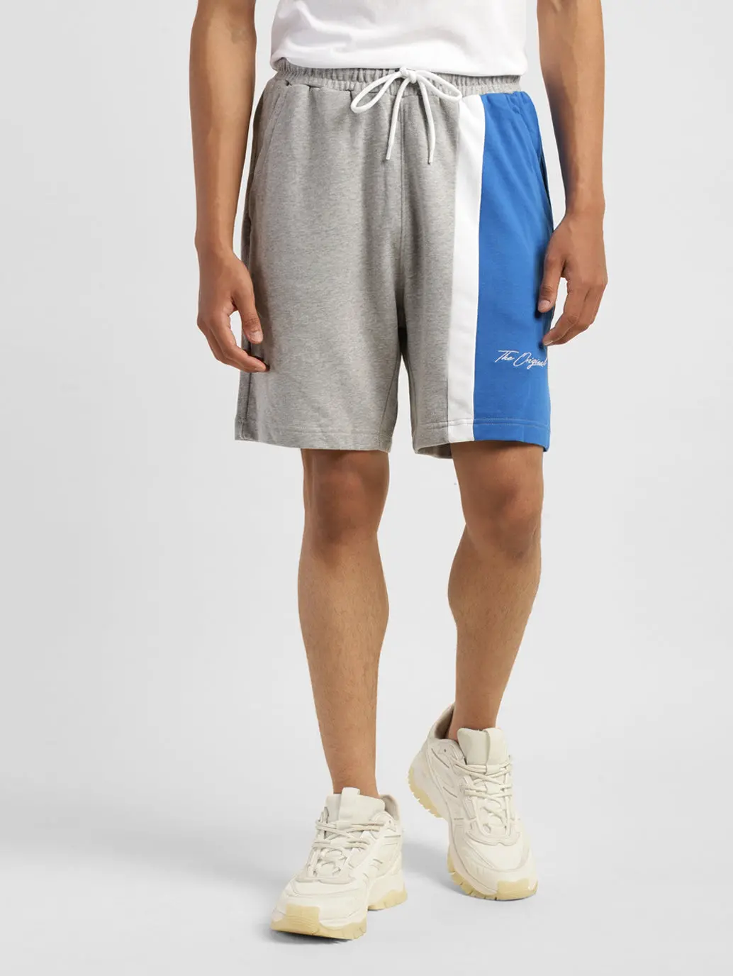 Men's Grey Regular Fit Shorts 1