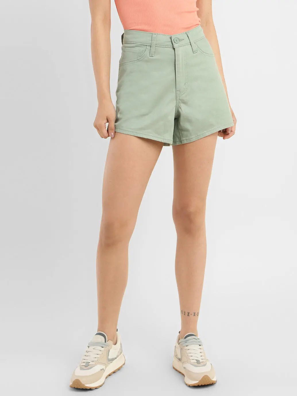 Women's High Rise Regular Fit Shorts 1