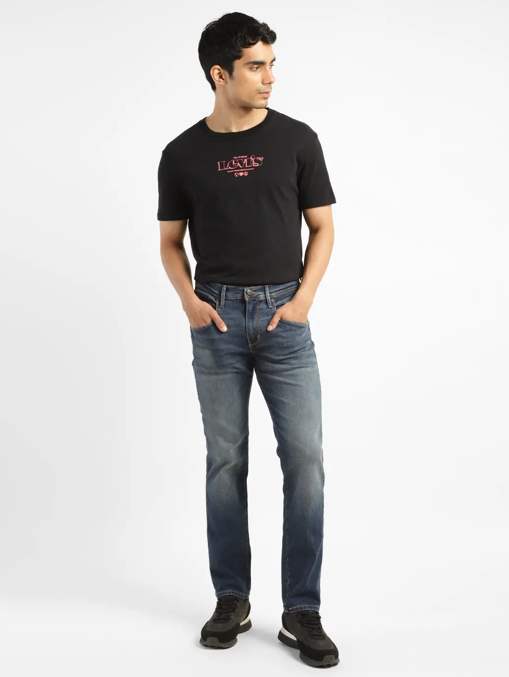 Men's 511 Blue Slim Fit Mid Rise Jeans 8