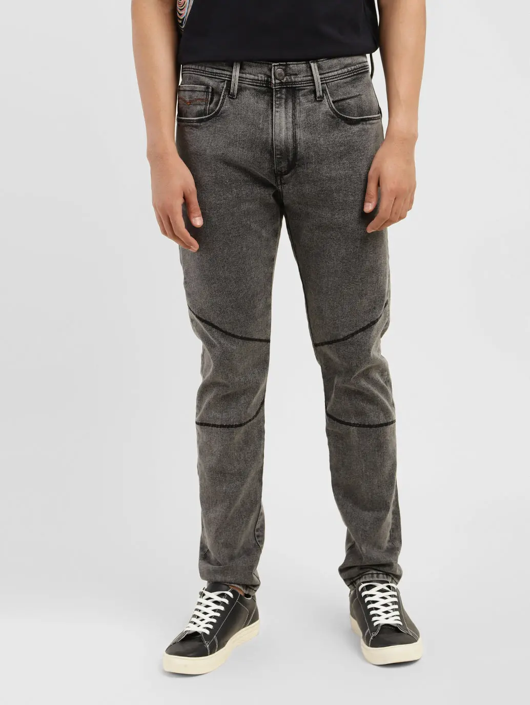 Men's 512 Grey Slim Tapered Fit Mid Rise Jeans 1