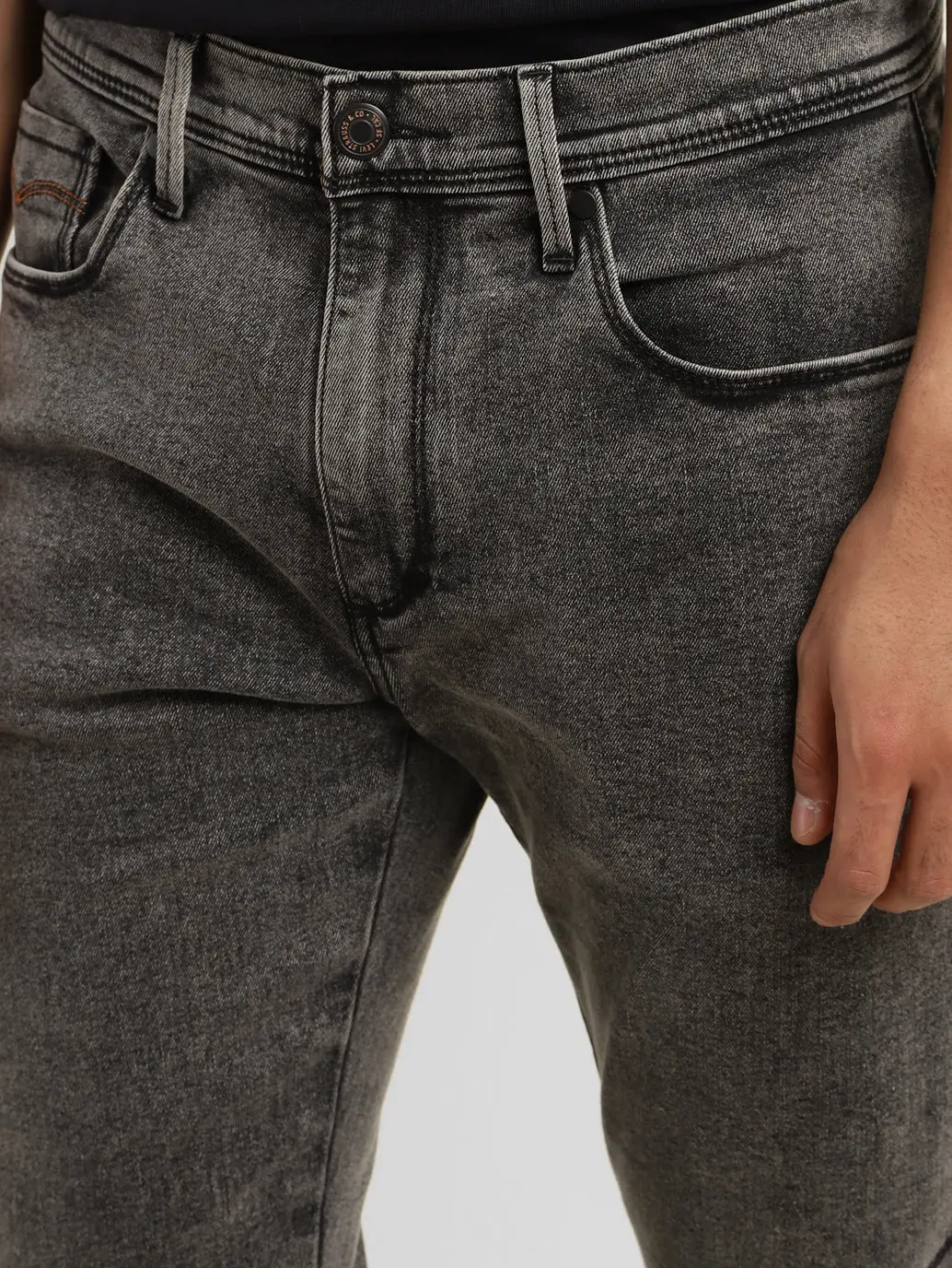 Men's 512 Grey Slim Tapered Fit Mid Rise Jeans 6